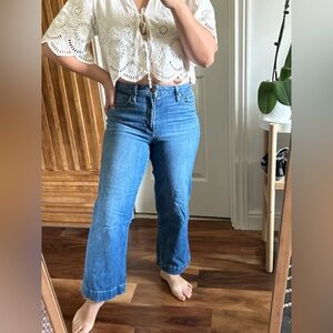 PAIGE Blue Flare & Wide Leg Jeans